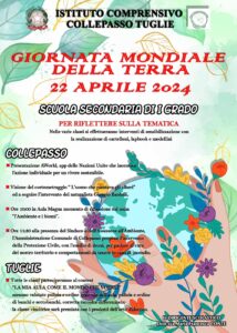 Locandina giornata mondale della terra